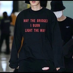 Rare vetements long sweatshirt